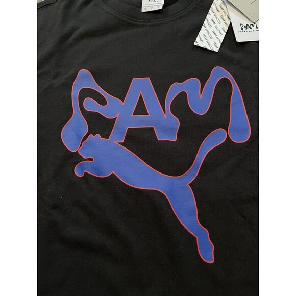 NWT PUMA X P.A.M. Tee Shirt Perks and Mini Men's Size Small Black - Picture 2 of 10